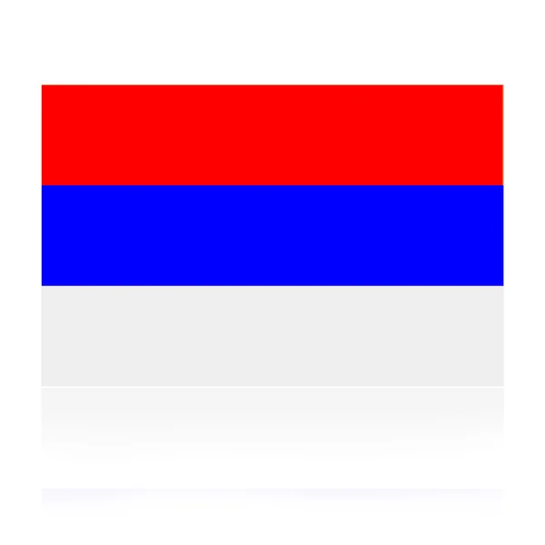 Flag of Serbia — Stock Photo, Image