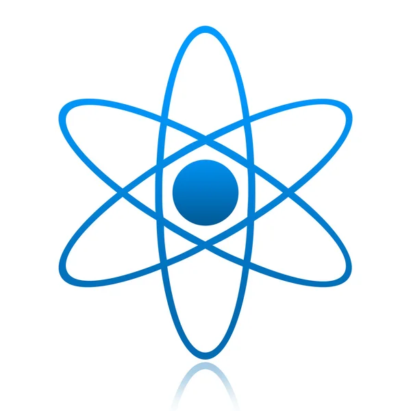 Símbolo do átomo — Fotografia de Stock