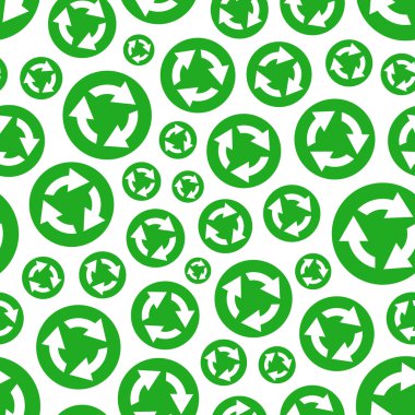 Recycle symbol. Vector set. clipart