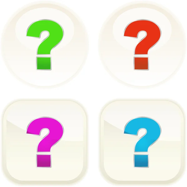Question vector icons. — Stock Vector
