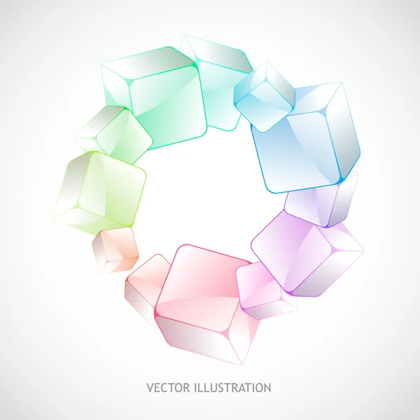 Kreatív vektor háttér — Stock Vector
