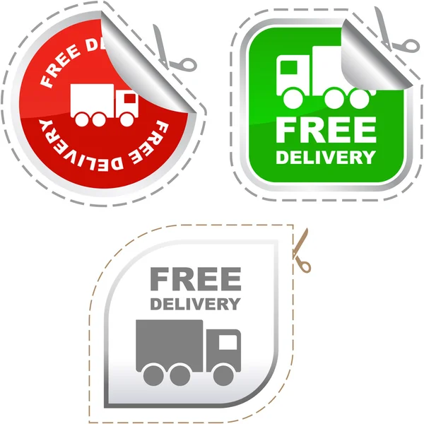 Free delivery elements for sale. Great collection. — Stock Vector