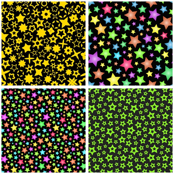 Abstract background with stars. Vector illustration. — Stock Vector