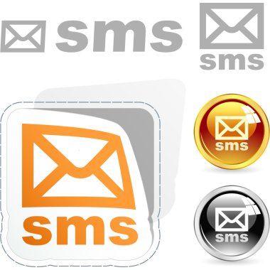 SMS. Vector collection for design. clipart