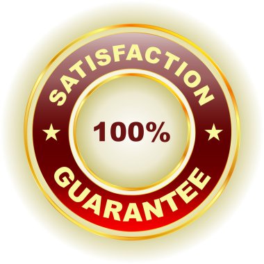 Vector guarantee label. clipart