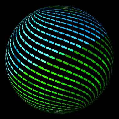 Abstract globe. clipart