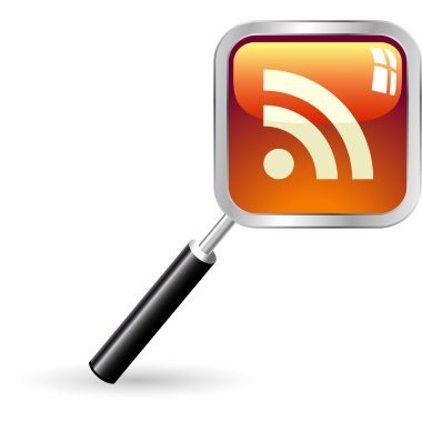 RSS icon. clipart