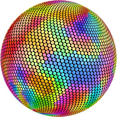 Abstract sphere. clipart