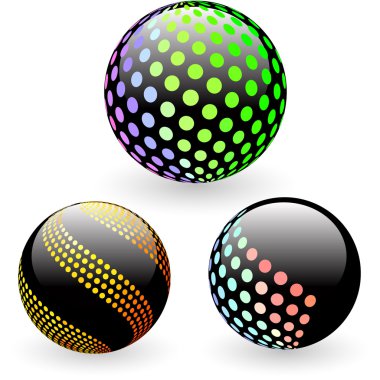 Abstract globe illustration. clipart