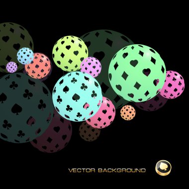 Vector abstract background with note mix. clipart