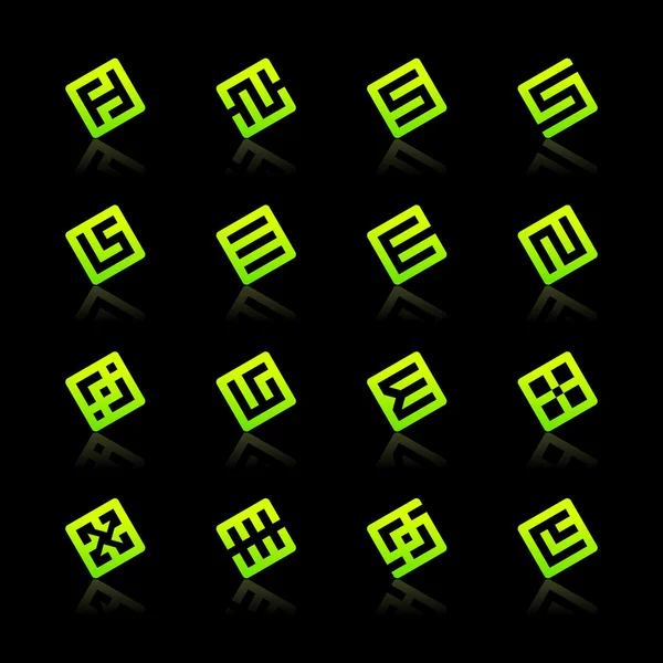 Set of original vector symbols. — Stock Vector