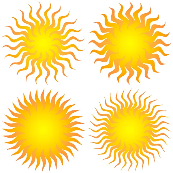 Sunburst vector abstracto . — Archivo Imágenes Vectoriales