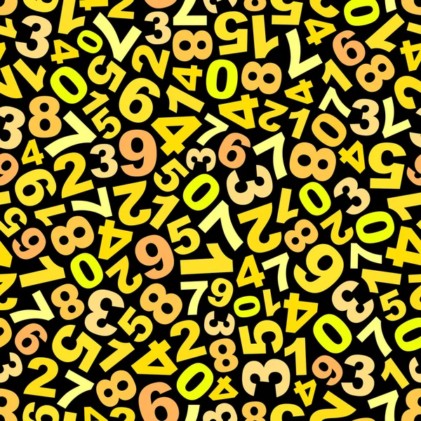 Seamless background with numbers — Stock Vector