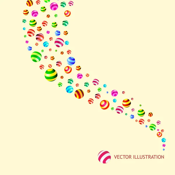 Abstract background with circle elements. — Stock Vector
