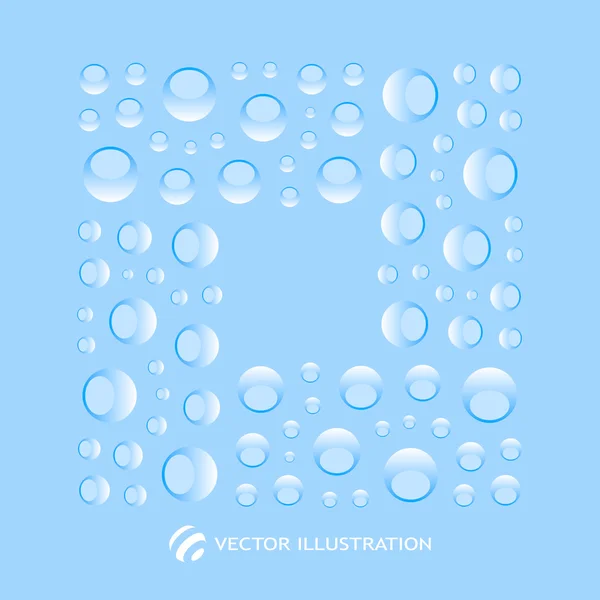 Bleu abstrait fond de lumière . — Image vectorielle