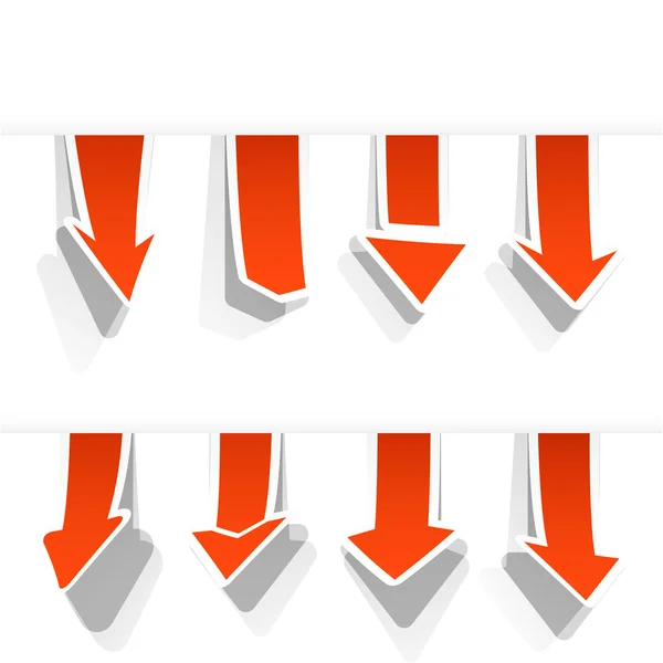 Set of arrows. — Stock Vector