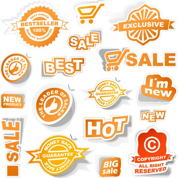 Set of design elements for sale. Great collection. — Stock Vector