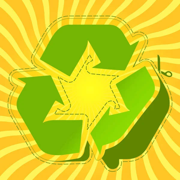 Recycle symbol. — Stock Vector