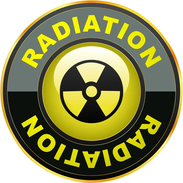 Radioactive icon. — Stock Vector