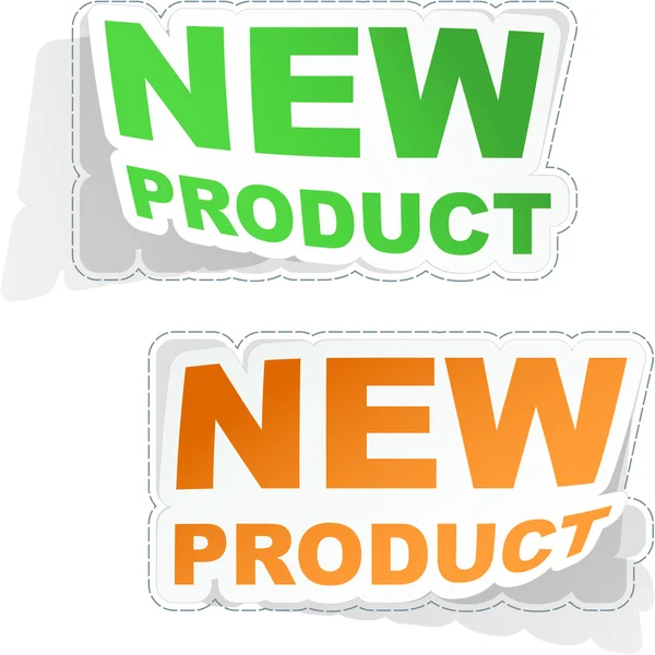 Novo produto. Conjunto vetorial de elementos de design de venda . —  Vetores de Stock