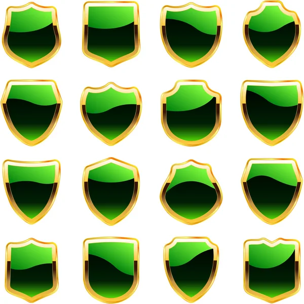 Ensemble vectoriel de symboles héraldiques — Image vectorielle