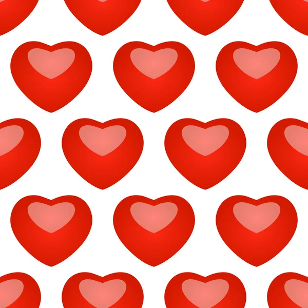 Seamless background with heart. — Stock Vector