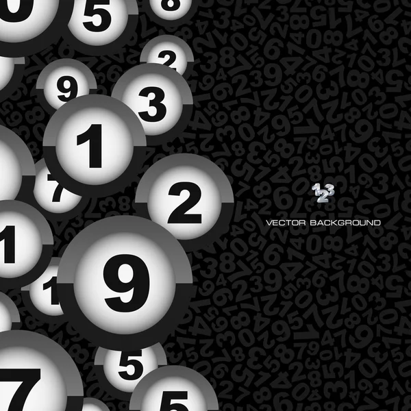 stock vector Abstract background with numbers.