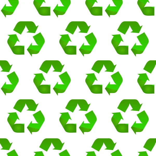 Seamless recycle background. — Stock Vector