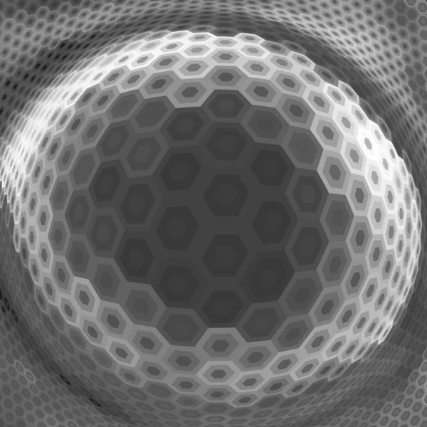 Abstrakt hexagon mosaik. — Stock vektor