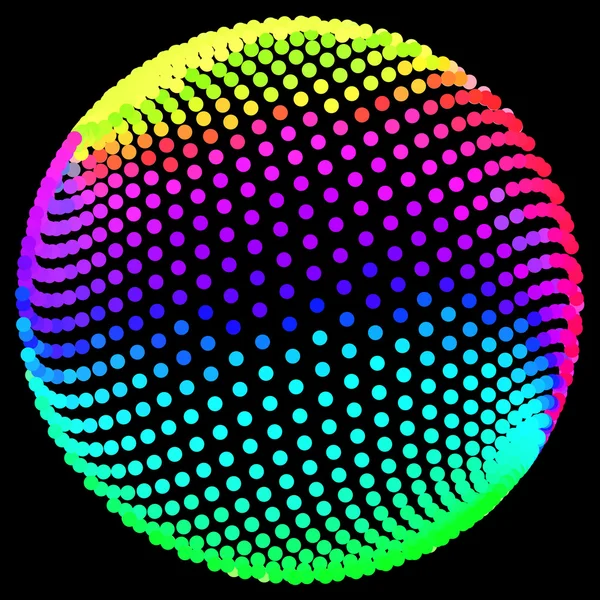 Globe abstrait . — Image vectorielle