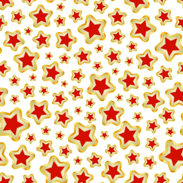 Бесшовный рисунок со знаком звезды — стоковый вектор