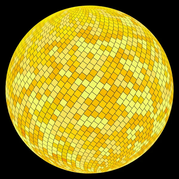 Esfera abstracta del mosaico . — Vector de stock