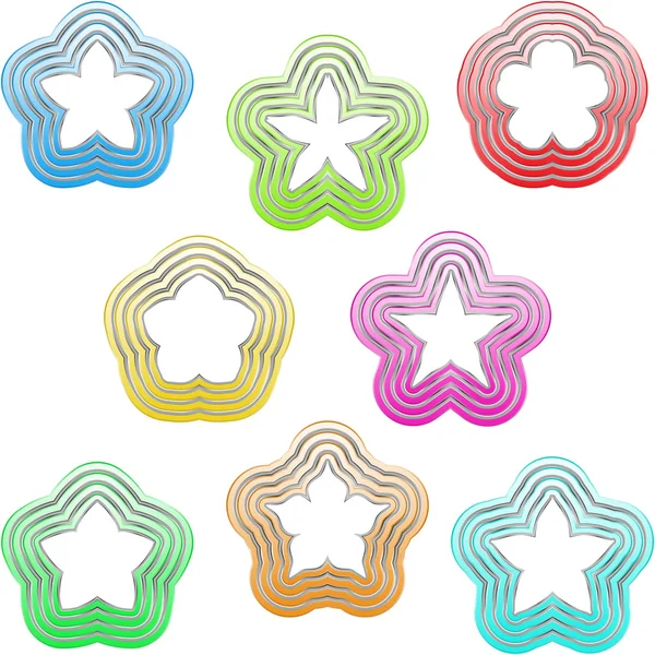 Star collection. — Stock Vector
