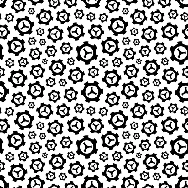 Seamless gears background. — Stock Vector