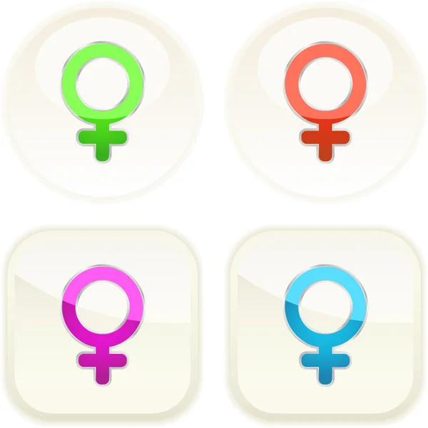Symbole féminin. — Image vectorielle