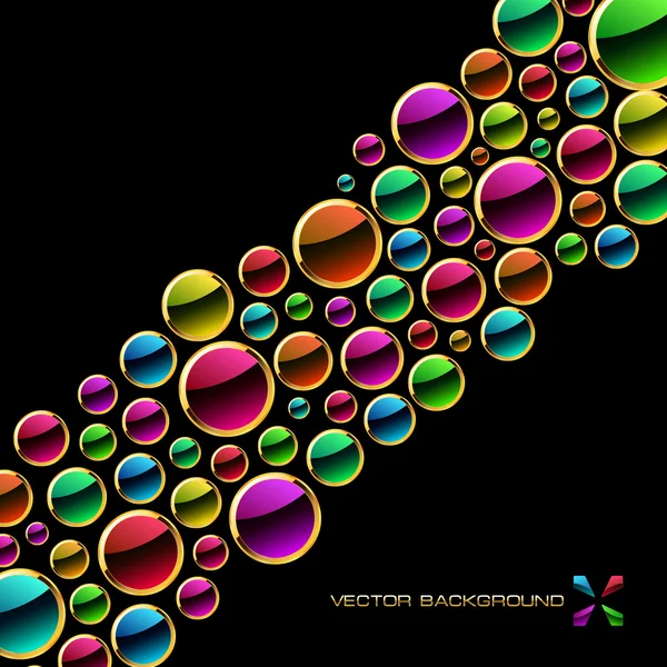 Färgglad abstrakt illustration — Stock vektor