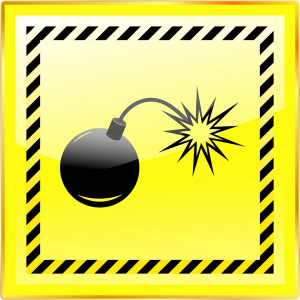 Vector bomb before explosion. — Stock Vector