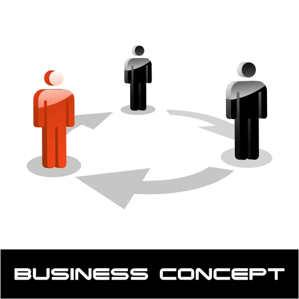Команда бізнес-концепція . — стоковий вектор