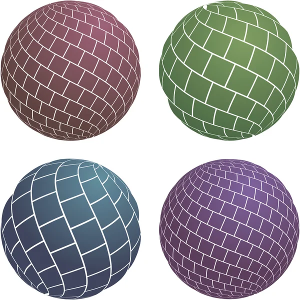 Abstracte globe voor ontwerp. — Stockvector