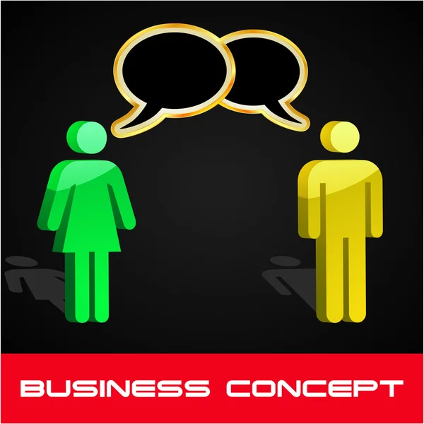 Speech business concept. — Stock Vector