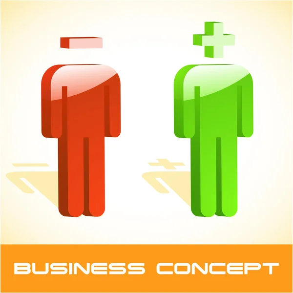 Team business concept. Vector illustration. — Stock Vector