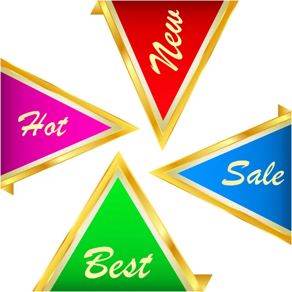 Set di elementi di design in vendita. — Vettoriale Stock