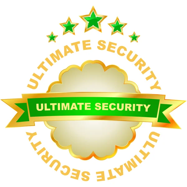 Ultimate security. Vector illustration — Stock Vector