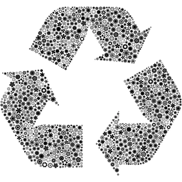 Recycler le symbole. Illustration vectorielle . — Image vectorielle