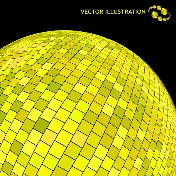 Absztrakt mozaik háttér. vektoros illusztráció. — Stock Vector