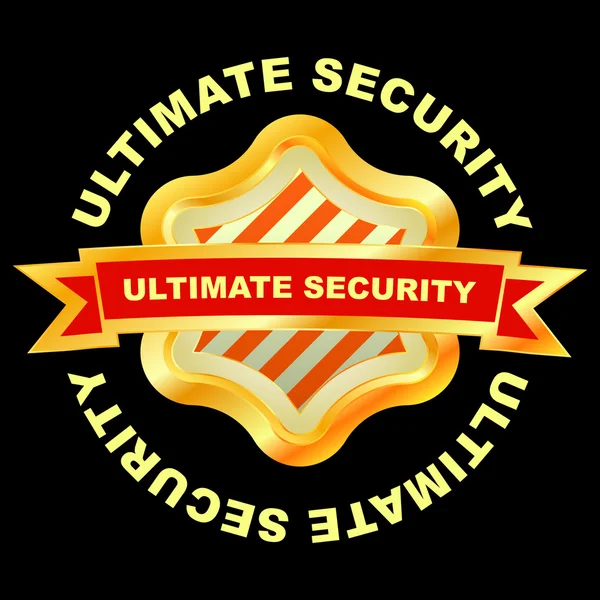 Ultimate security. Vector illustration. — Stock Vector