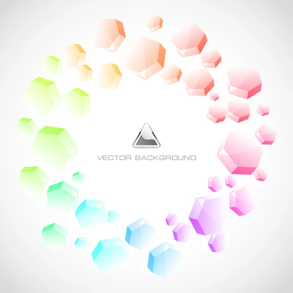 Abstract hexagon background. — Stock Vector