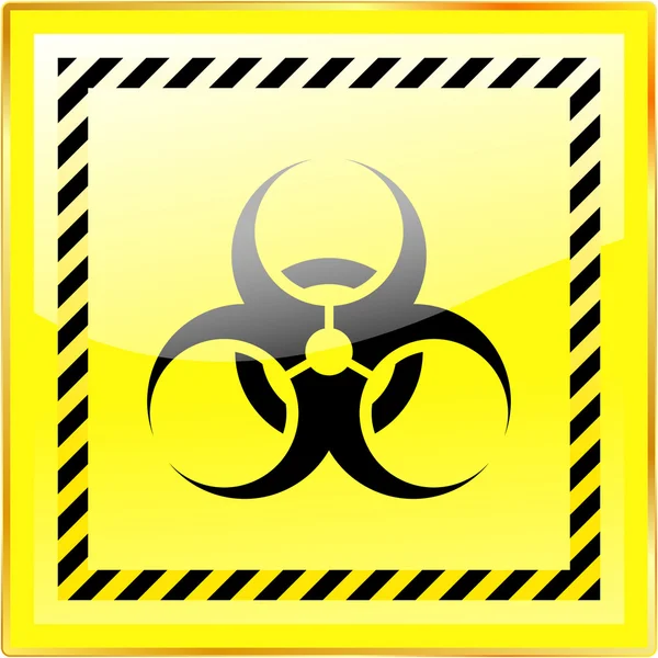 สัญญาณอันตรายทางชีวภาพ รูปแบบเวกเตอร์ . — ภาพเวกเตอร์สต็อก