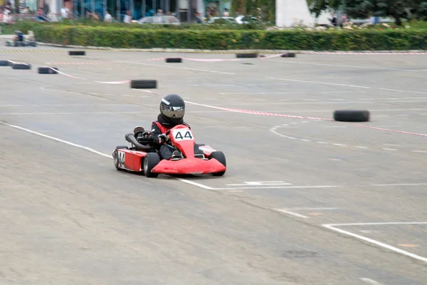 Kart racing — Stock Photo, Image