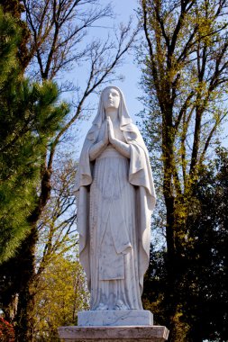 Statue of Virgin Mary clipart